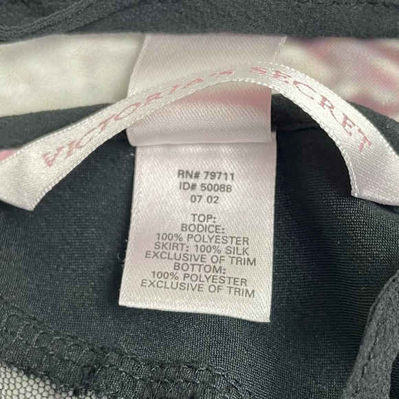 Vintage Y2K Victoria’s Secret Silk Mini Slip Dress Sheer Lace Size M Black - Picture 7 of 15